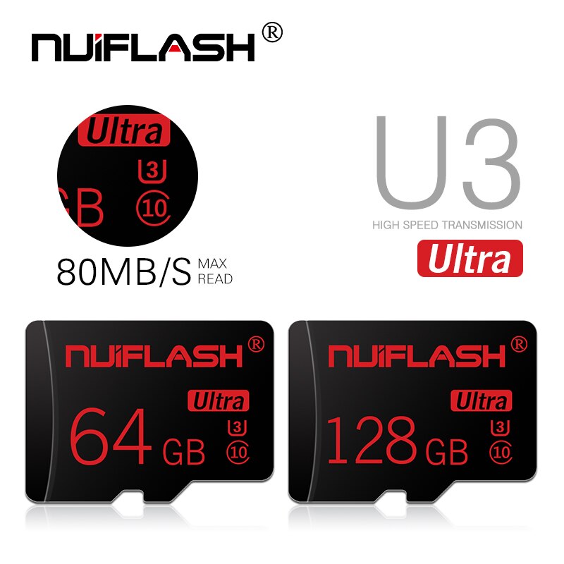 Tarjeta de memoria microSD de alta velocidad, tarjeta flash TF de 256GB de 128gb, 64gb, 32gb, 16gb, 8gb para teléfono/tableta