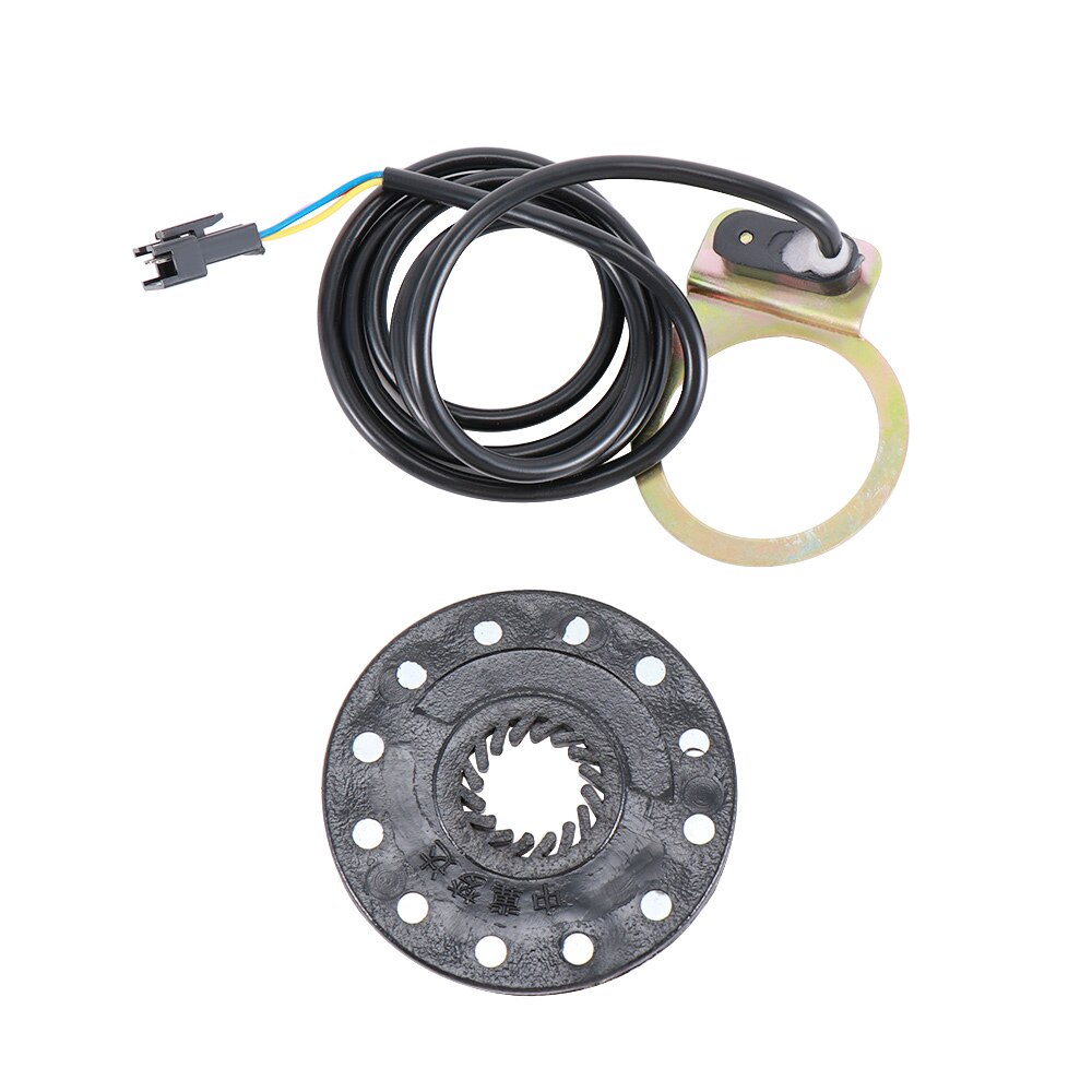 Elektrische Fiets Pedaal 12 Magneten E-Bike Pas Systeem Assistent Sensor Snelheidssensor Zwarte Kleur Te Installeren