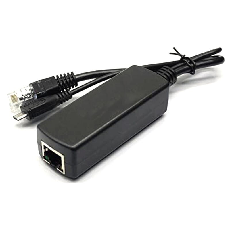 Micro-USB POE Splitter 48V to 5V2A/3A Mini USB Power Supply National Standard with Smart Phone Charging