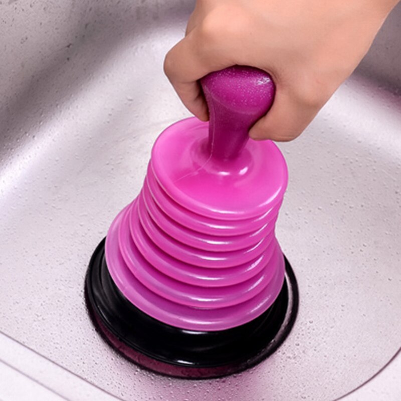 Ventosa para limpieza de alcantarillado, dragado fuerte para fregadero, bañera, inodoro, herramienta de émbolo para el hogar, accesorios de cocina y baño
