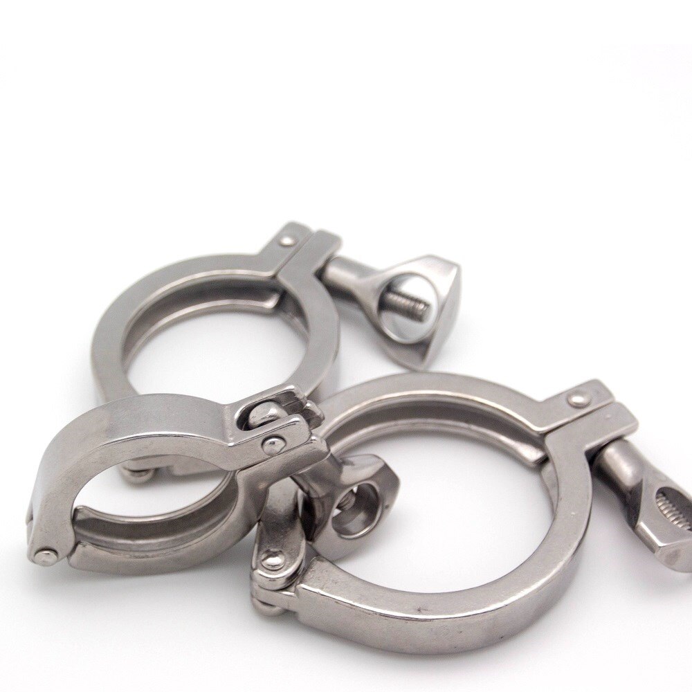 1.5" Tri Clamp 50.5mm Ferrule O/D 304 Stainless Steel Tri Clover Sanitary Fitting for home Brewing