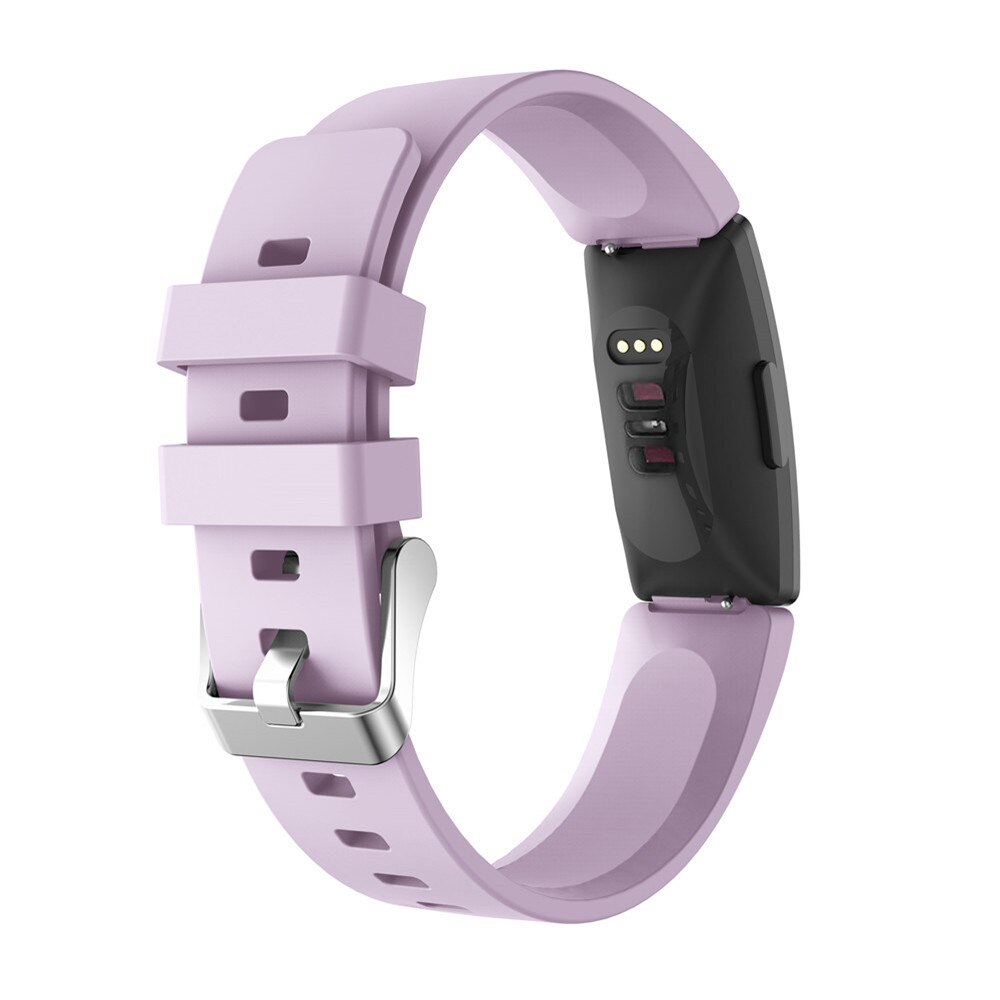 for Fitbit Inspire HR silicone strap for Fitbit Inspire HR sport unisex frontier/classic wrist bands strap accessory: Lavender / S