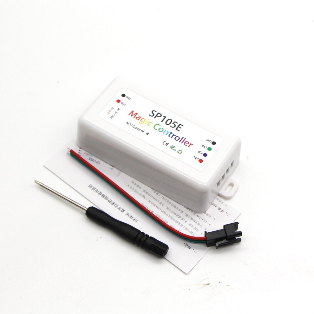 Controlador Led compatible con música, WIFI, Bluetooth, SP105E, SP107E, SP108E, SP110E, SP501E, SP601E, para WS2811, WS2812, WS2813, WS2815, SK6812: SP105E