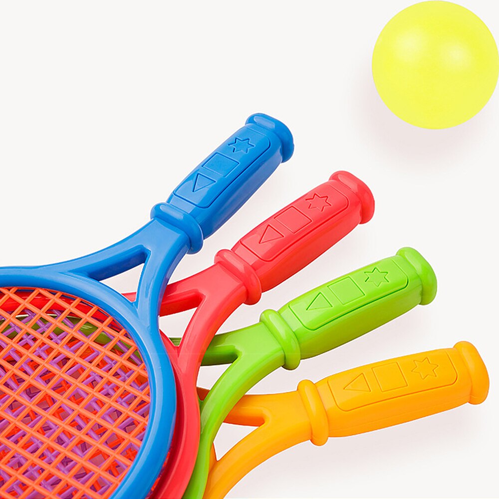 Tenis niños Set de raquetas niños divertido directo con bolas Jardín de la casa de playa al aire libre deporte para deporte niños niñas
