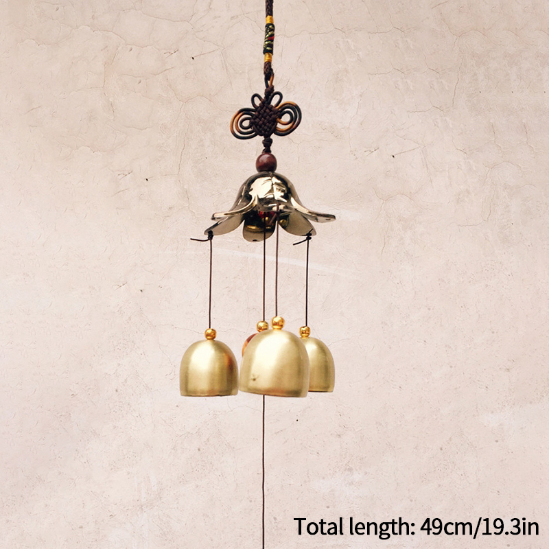 1pcs Japanese Cast Iron Wind Chimes Wind Bell Iron Hanging Wind Chimes Home Garden Outdoor Bell Room Decoration: grey