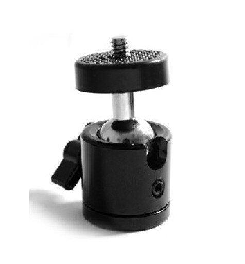 Mini Ball Head 1/4 &quot;Mount voor Camera Statief voor SB800 SB900 580EX II vidicon Flash