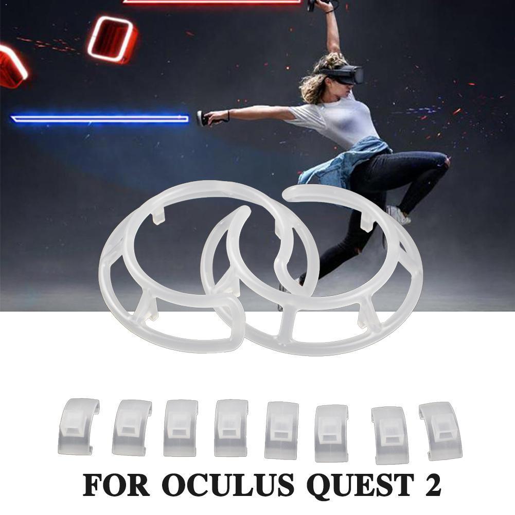 Vr Controller Fixer Bumper Voor Oculus Quest 2 Vr Headset Gamepad Voor Oculus Beschermende Houder Vr Accessoire Quest2 Handvat Bu b3F1
