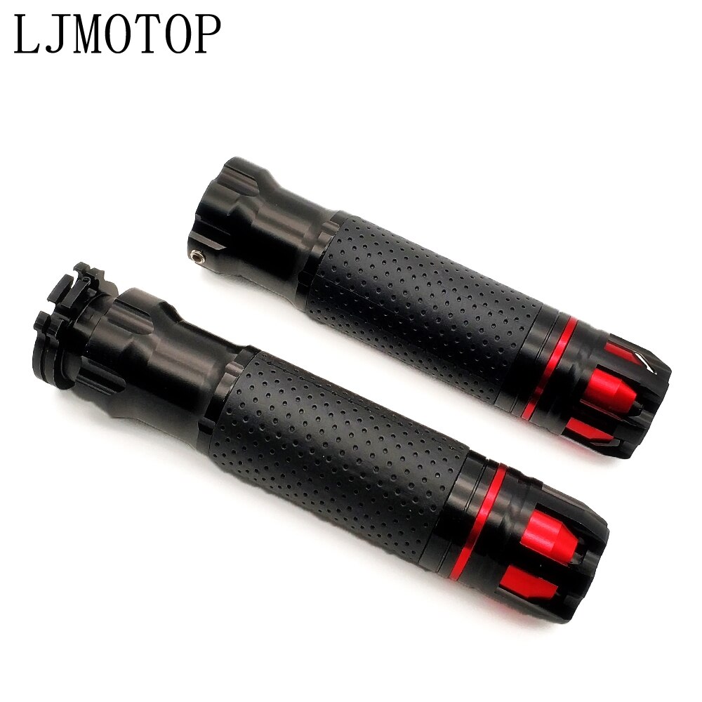 Universal Motorcycle handle Motorbike handlebar ends CNC 7/8'' 22MM For Ducati 797 MONSTER MONSTER M400 MONSTER M600: black
