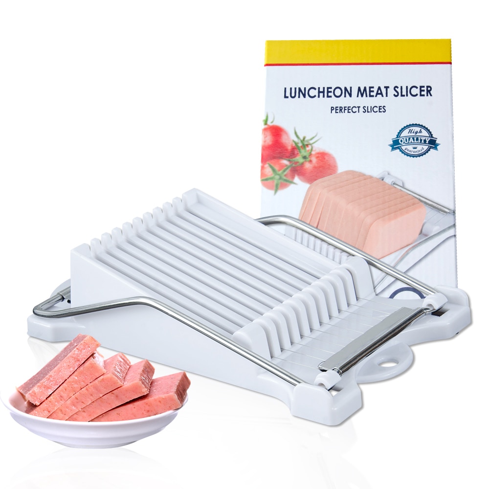 Nonslip ABS Stainless Steel Luncheon Meat Cutter Cheese Slicer Egg Spam Fruits Tofu Cutter Fast Cutting Kitchen Cooking Tools