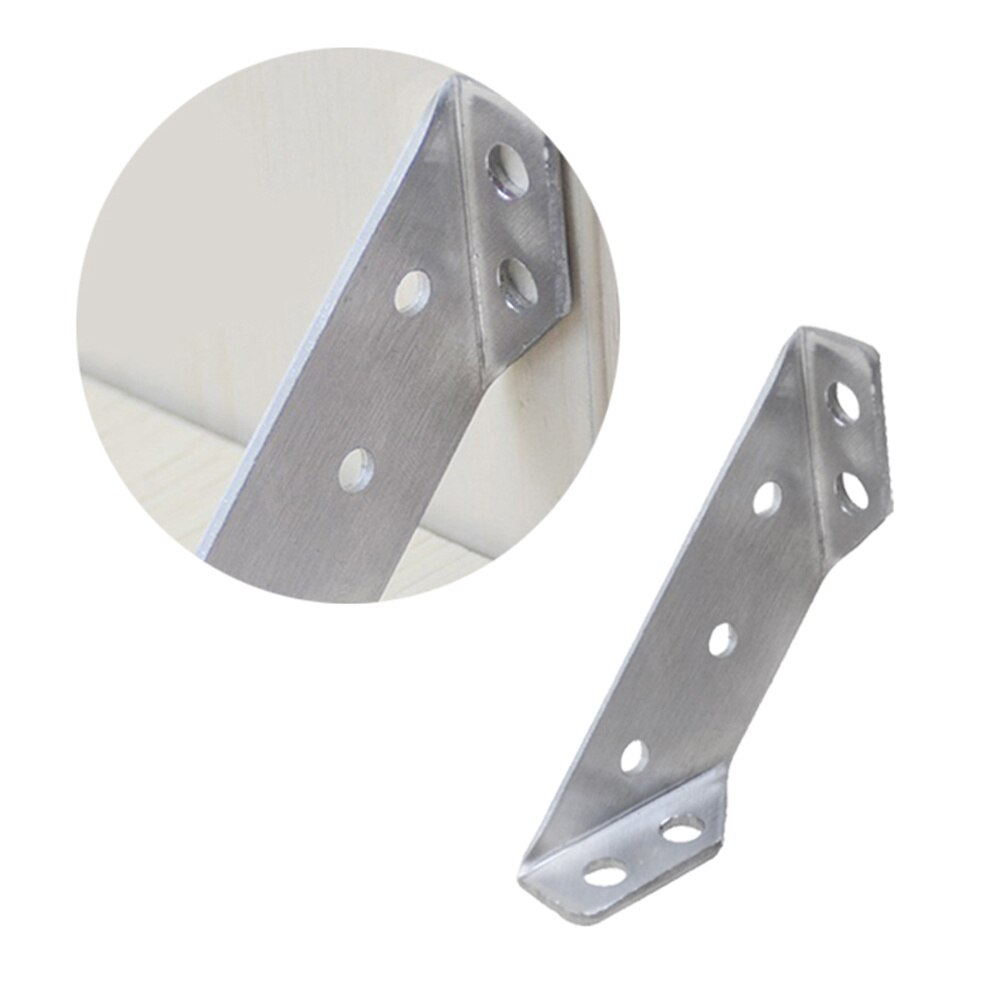 5PCS Right Angle Bracket Triangle Mini Metal 90 Degree Support Holder Corner Brace for Lock Shelf