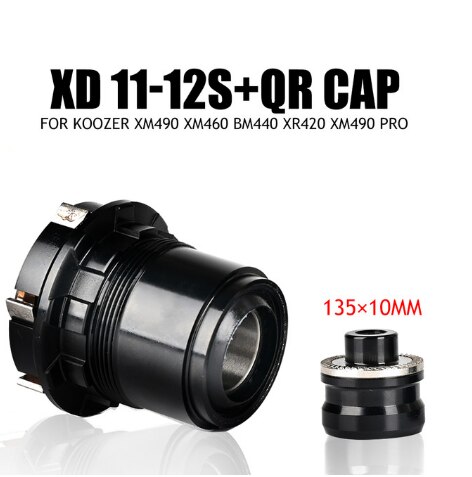 Koozer – Micro Spline 12S freehub XM490 BM440 PRO, 8, 9, 10, 11 vitesses XD: XM490 XD QR