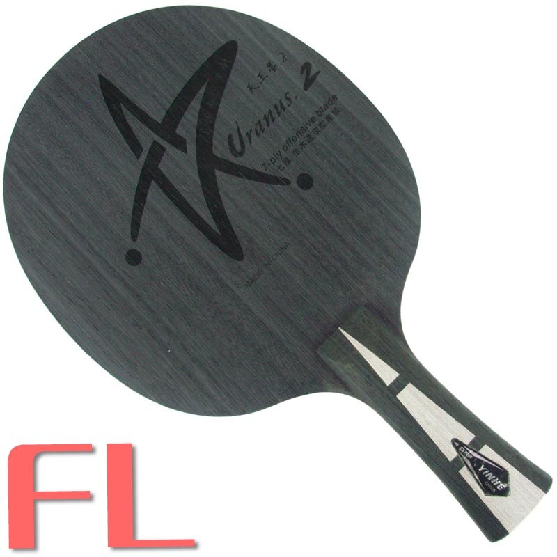 Yinhe-Hoja de tenis de mesa Uranus.2, U-2 Attack + Loop, para raqueta de pimpón: FL  long handle