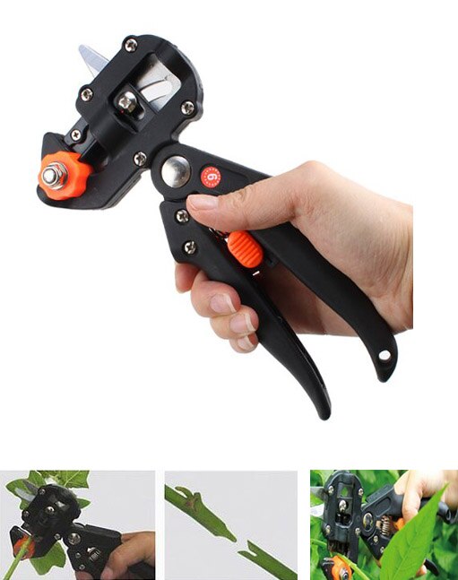 Nursery Grafting Tool Garden Branch Cutter Plant Cut Scissor Shear floristry grape Secateur Fruit Tree pruner pruning vine Seedl