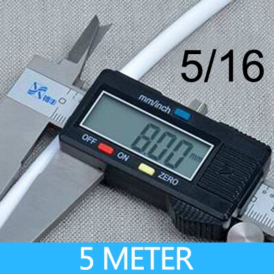 Pe pipe vattenrenare rör vatten dispenser tillbehör 1/4 " 3/8 " 5/16 " pe livsmedelsklass få fräs gratis i en beställning.: 8.0mm x  id 5.5mm 5m