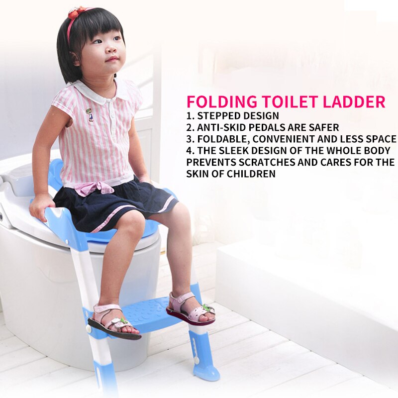 Kinderen Toiletbril met Ladder voor Zindelijkheidstraining en Veilighe - Belleza