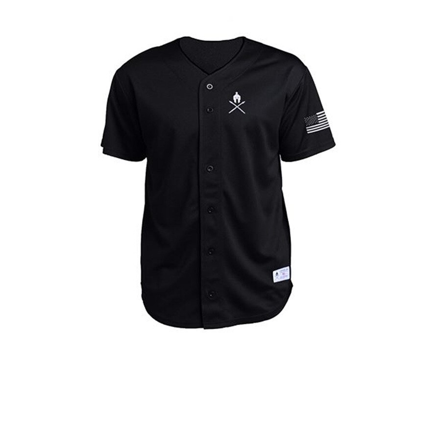 Maglietta da uomo Muscle fitness estate nuovo cardigan moda sport fitness top da corsa da uomo a maniche corte: Black / M