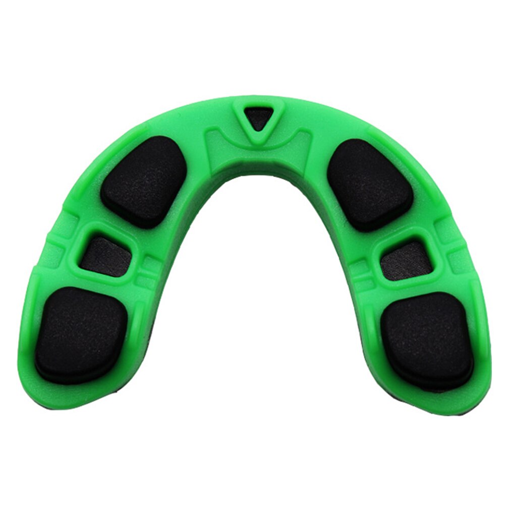 Protège-dents de boxe sans odeur EVA adultes basket-ball entraînement doux universel double couleur Convertible sport dents protéger la sécurité