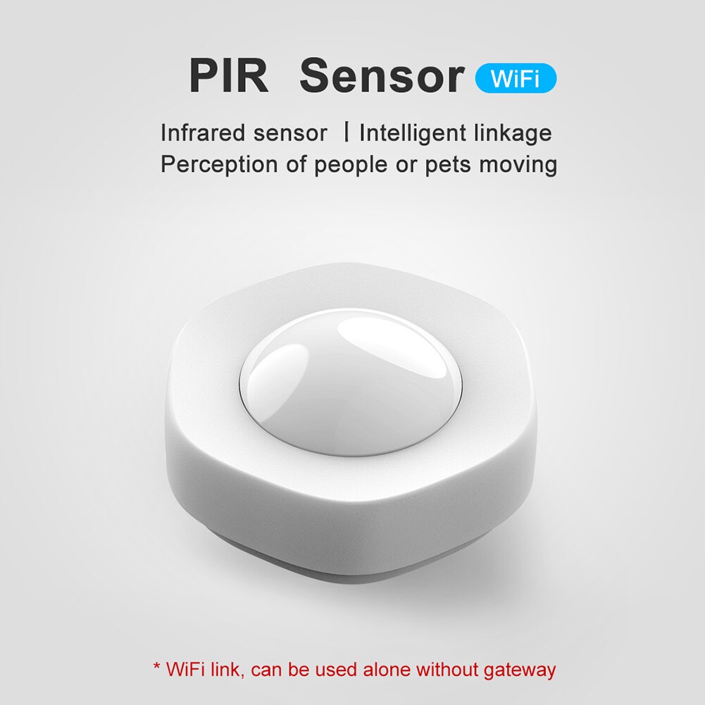 Wifi pir bevægelsessensor batteridrevet passiv infrarød detektor smart home security tyverialarmsystem