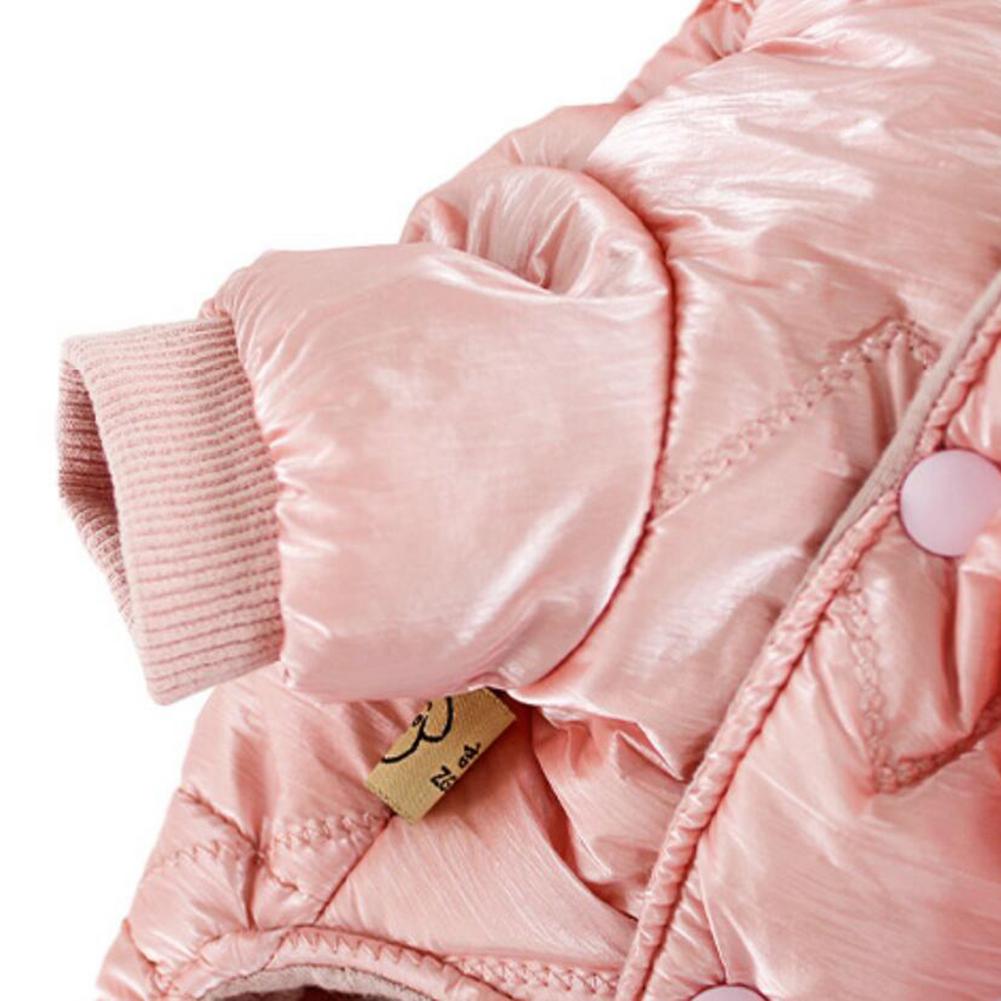 Piumino per cani di piccola taglia abbigliamento invernale per cani piumini Super caldi cappotto con cappuccio regolabile cappotto per cani abbigliamento invernale cappotti per cuccioli