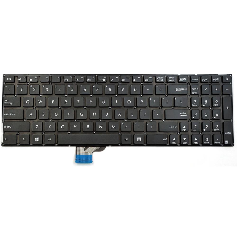 Til asus zenbook  ux510 ux510u ux510uw ux510uw-rb71 ux510ux v510u v510ux ux510ux-nh74 laptop tastatur os sort