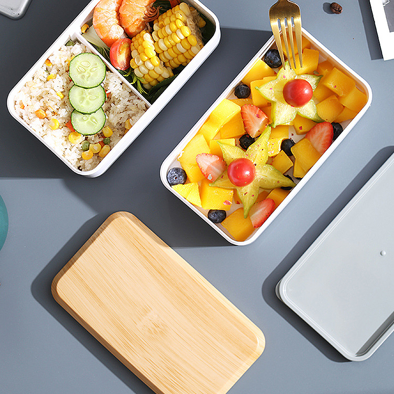 Bento Lunchbox Voedsel Opslag Containers Lunchbox Voor Kid Japanse Snack Lunchbox Magnetron Servies Keuken Maaltijd Prep Picknick