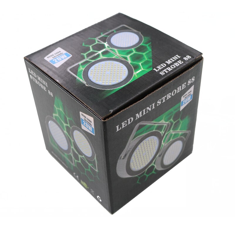 LED bühne Licht 88Leds strobe licht Klang Stimme Musik Kontrolle Stroboskop Blitz lampen beleuchtung Wirkung für Bar Kneipe Party zeigen