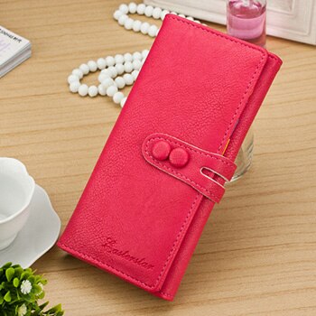 Mara's dream rits pu lederen portemonnee kaarthouder fotohouders dames top merk portemonnee portemonnee dames portemonnee portemonnees: D