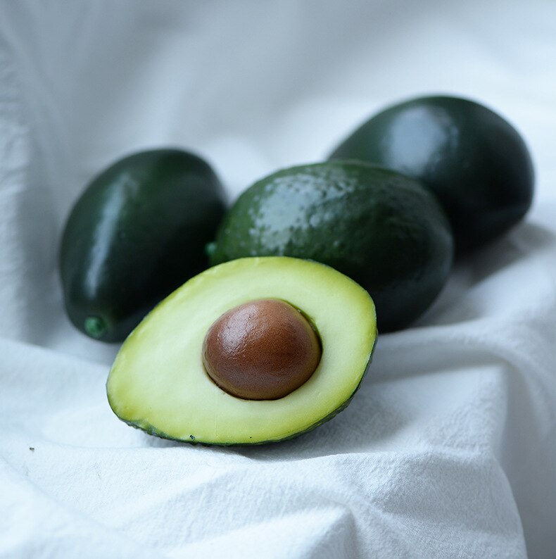 Kunstmatige Piepschuim Avocado, Ambachtelijke Simulatie Fruit Model Voor Christmas Party Home Decoratie Accessoires, Etalage Rekwisieten
