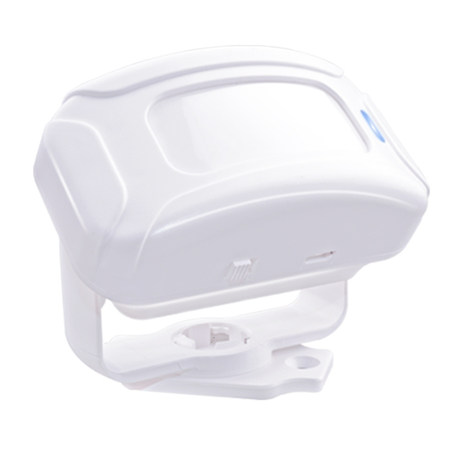 SMATRUL sans fil sonnette bienvenue IR infrarouge capteur de mouvement alarme 280M gamme maison magasin porte cloche magnétique carillon veilleuse sourd: PIR motion sensor