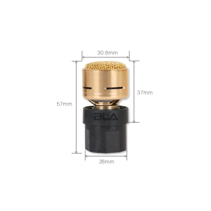 Microphone Core Cartridge Replacement Capsule Repair Parts Core for Wire & Wireless