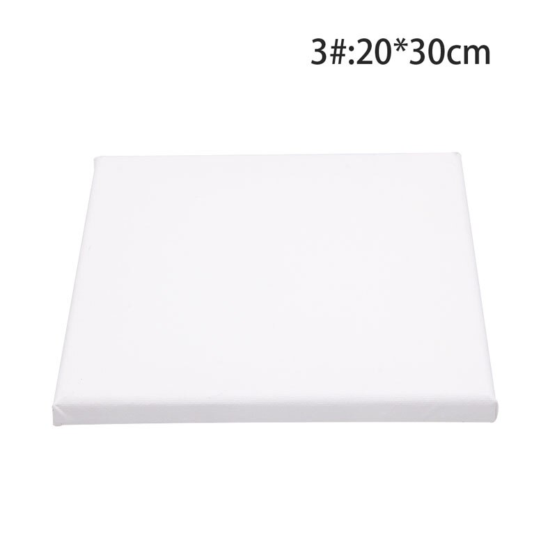Cadre de panneau en bois carré, couleur blanche pour toile d&#39;artiste, peinture à l&#39;huile ou acrylique apprêtée: 3