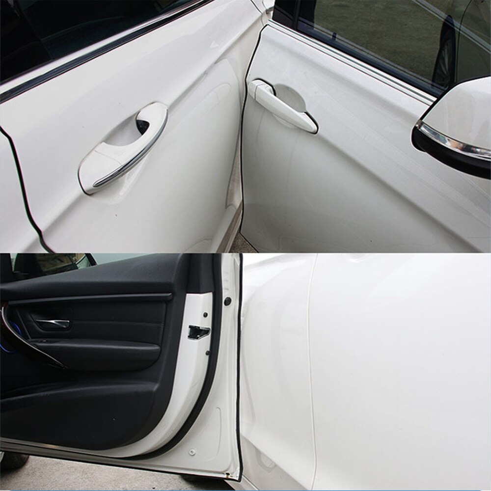 U Typ Universal 2,5 m/5m/10m Auto Tür Schutz Rand Guards Trim Styling Form Streifen gummi Scratch Protector Für Auto dichtung