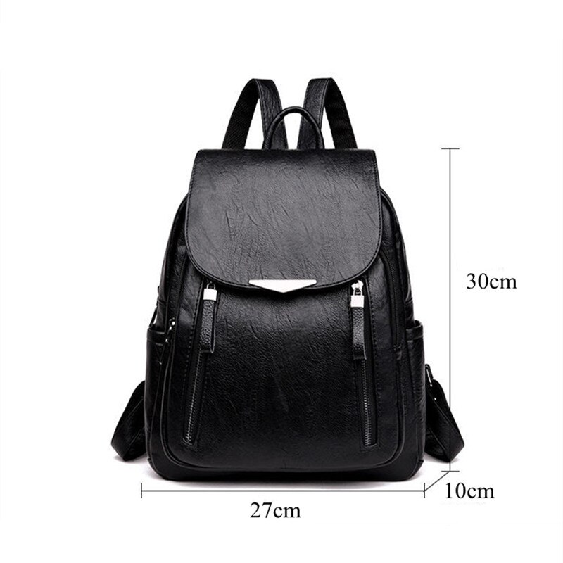 Travel Backpack Luxury Women Soft PU Leather Women Backpack School Backpack Women Backpack