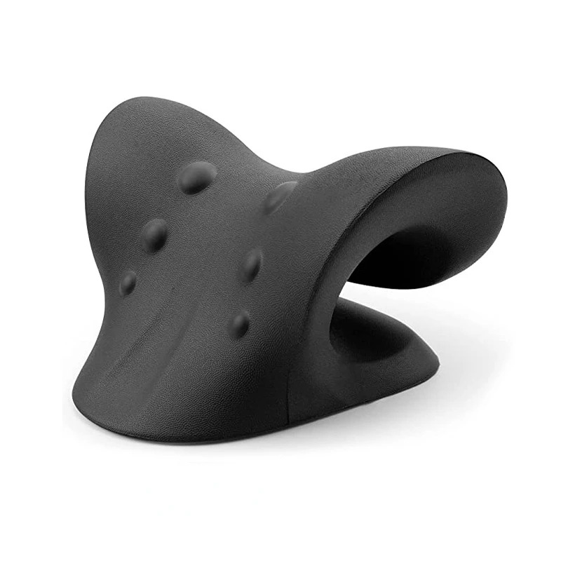 Neck Massage Wedge Pillow Shoulder Cervical Chiropractic Traction Device Head Back Relax for Pain Relief Body Massager Machine: MULTI
