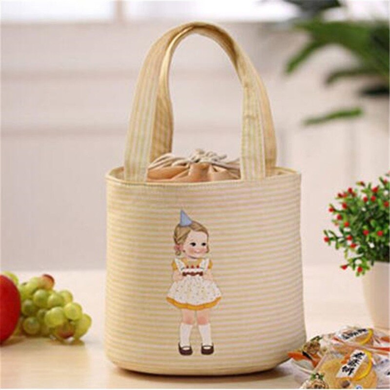 Portable sac à déjeuner thermique isolé boîte à déjeuner fourre-tout pique-nique sac isotherme Bento poche déjeuner conteneur école alimentaire sacs de stockage