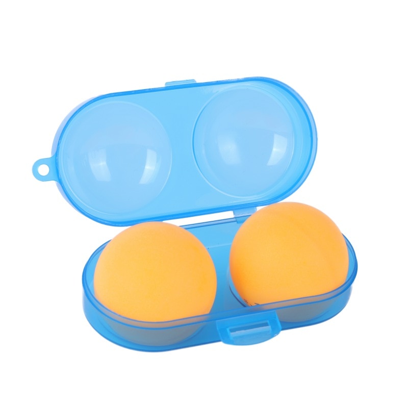 Pingpong Bal Container Doos Hard Plastic Case Ping Pong Bal Opbergdoos Met Sleutelhanger Tafeltennis Accessoires