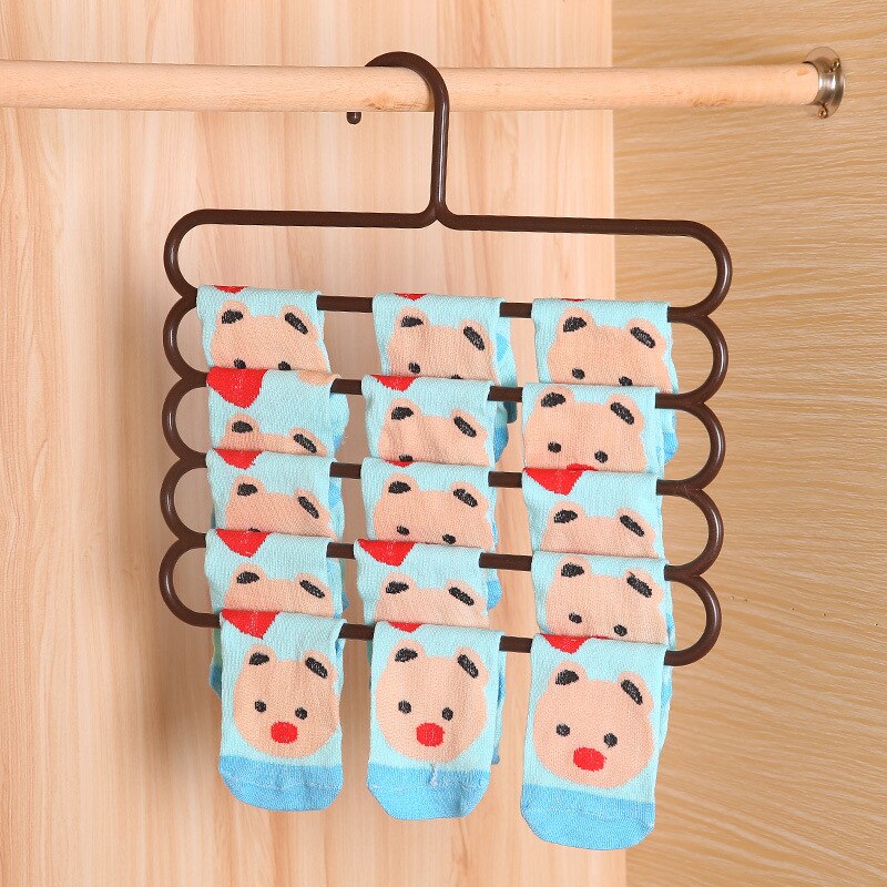 Farbe Nicht-Unterhose Multi-schicht Hosen Gestell Multi-funktion Kleiderschrank 5 Schicht Hängen Hosen KleiderbüGel Kleiderschrank Hosen Gestell heißer