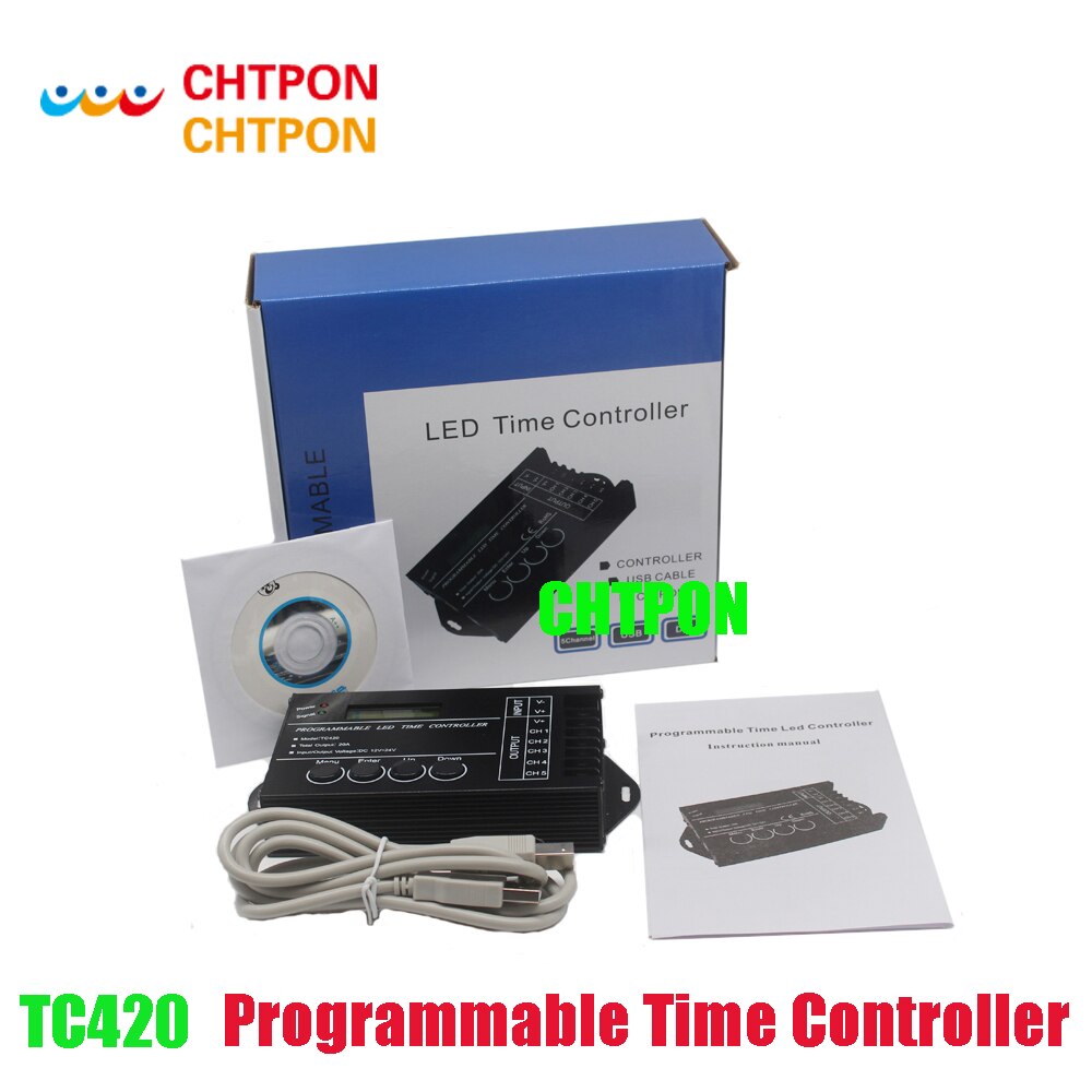 RGB LED Controller Time programable TC420 DC12V/24... – Grandado