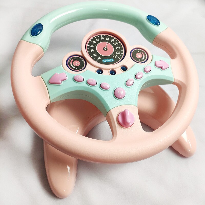 Volant copilote pour enfant, jouet éducatif pour bébé, Simulation du son et de la lumière, jouet de direction, voiture pour enfant en âge préscolaire,