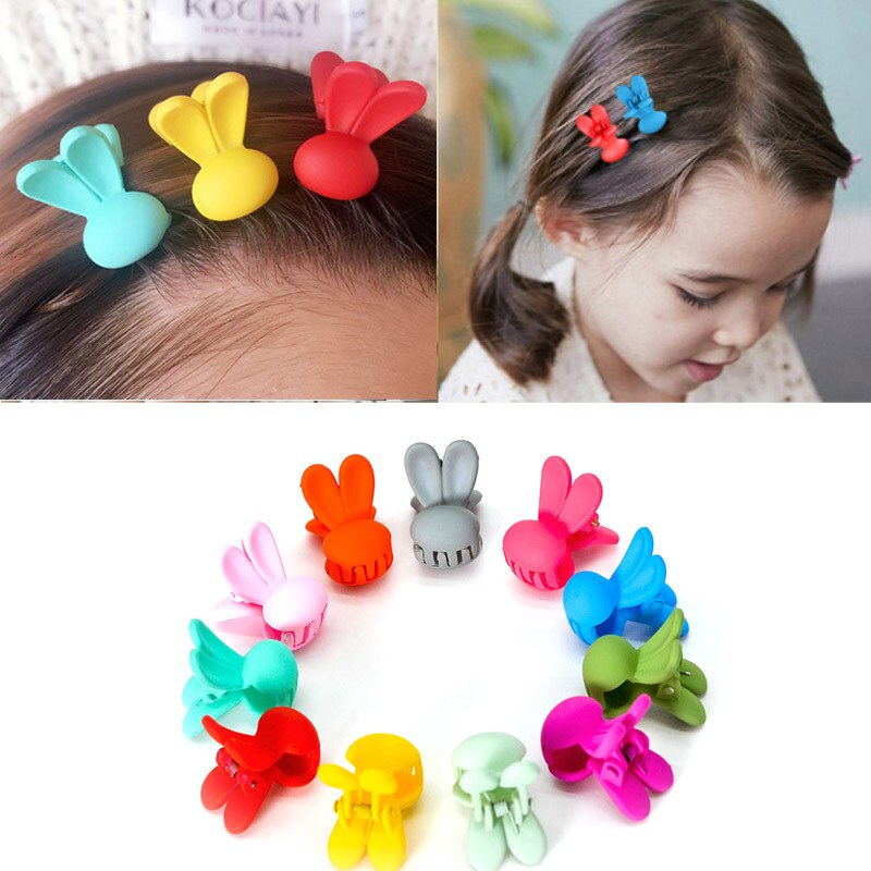 20 PCS/Set Korean Hair Claws Hair Accessories Girls Hairpin Small Flowers Hair Clips Bangs for Children Random Colors