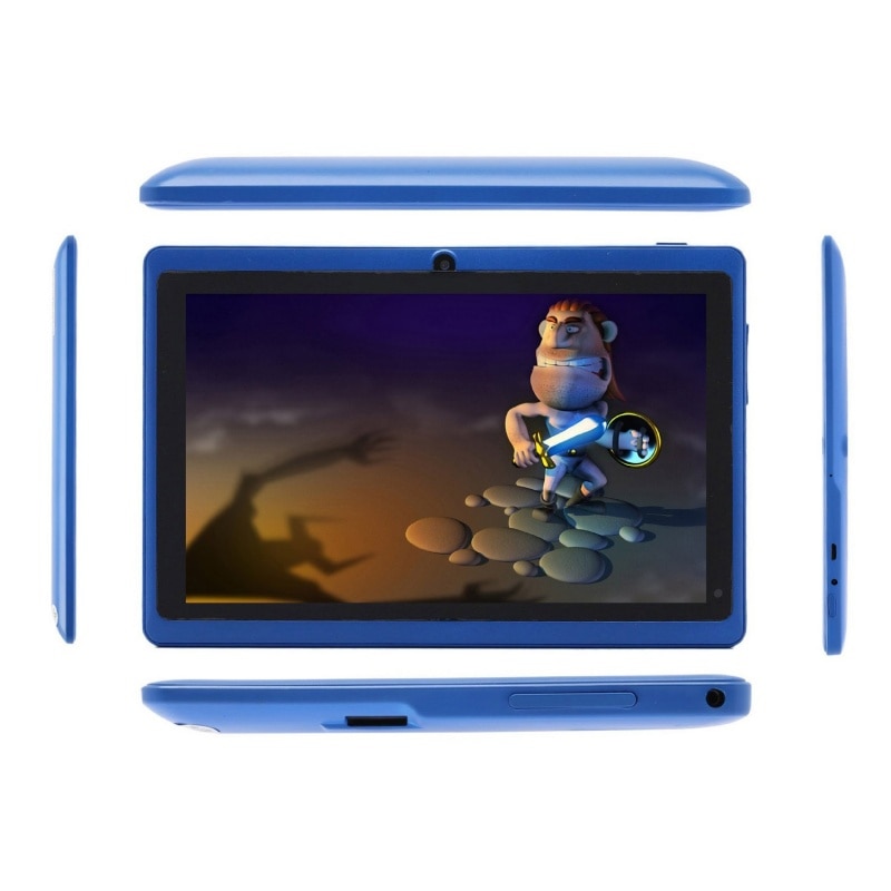 7 inch Android Google Tablet PC 4.2.2 8GB 512MB DDR3 Quad-Core Camera Capacitive Touch Sn 1.5GHz WiFi blue