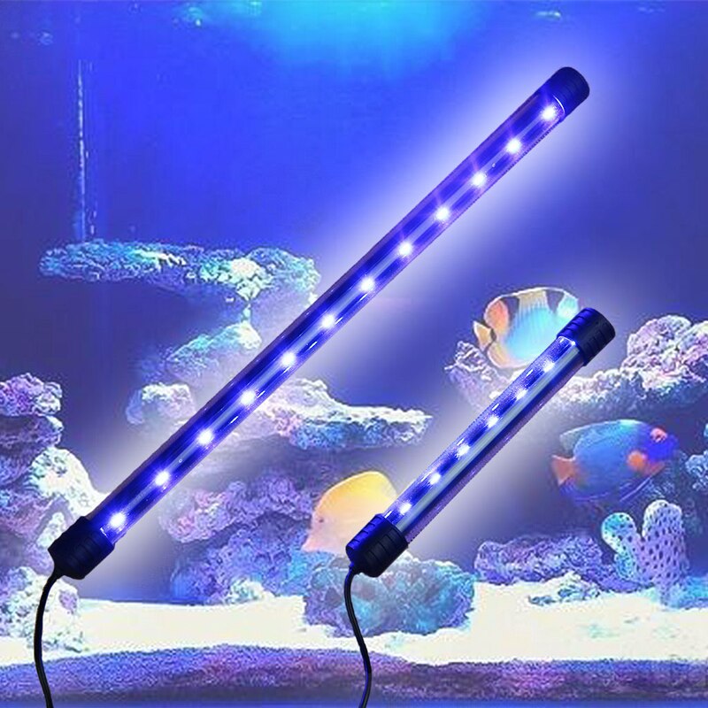 Akvarium fisketank ledet lys nedsenkbar vanntett bar strip lampe eu plug