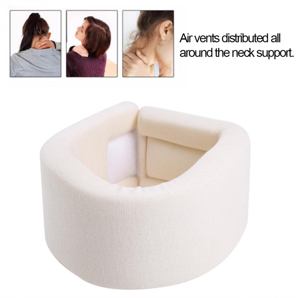 Vendaje de espuma suave ajustable para cuello, soporte para cuello Cervical, vertebral, dislocación, alivio del dolor, primeros auxilios, cuidado del cuello