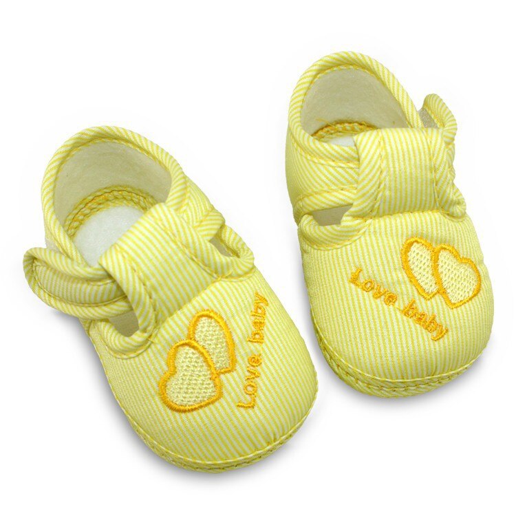 Zapatos Infantiles de Otoño de algodón suave con suela antideslizante para niños de 3 colores: Amarillo / 13-18 meses