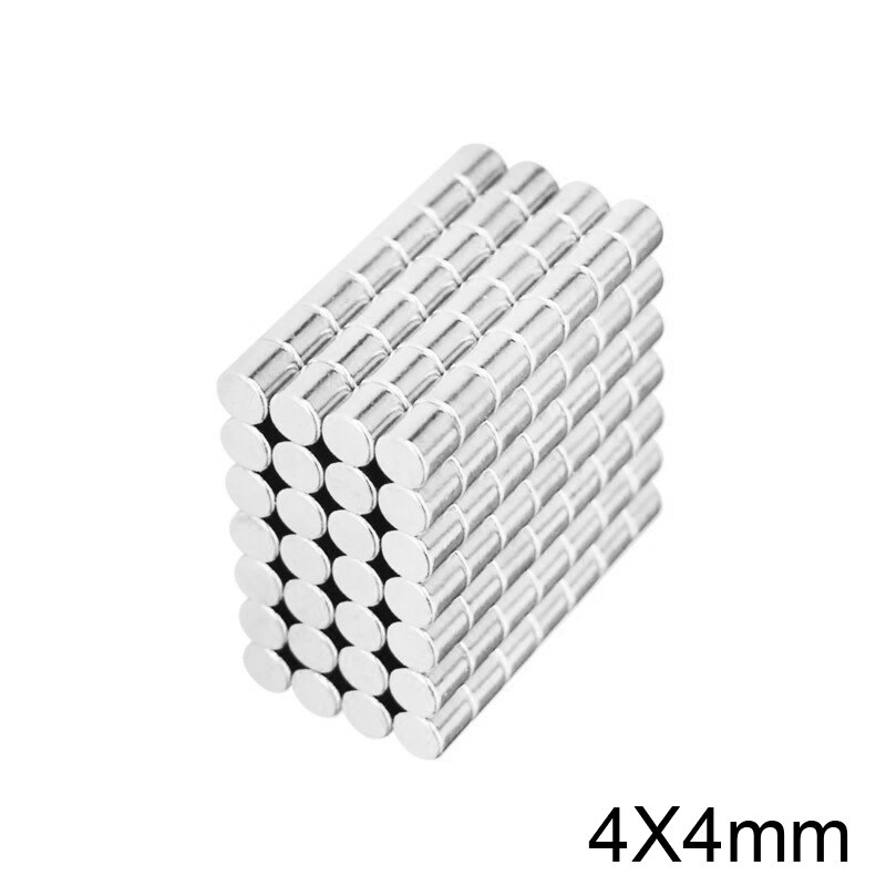 50/100/200/500/1000PCS 4x4 Mini Small Round Magnets N35 Neodymium Magnet Dia 4x4mm Permanent NdFeB Strong Powerful Magnets 4*4
