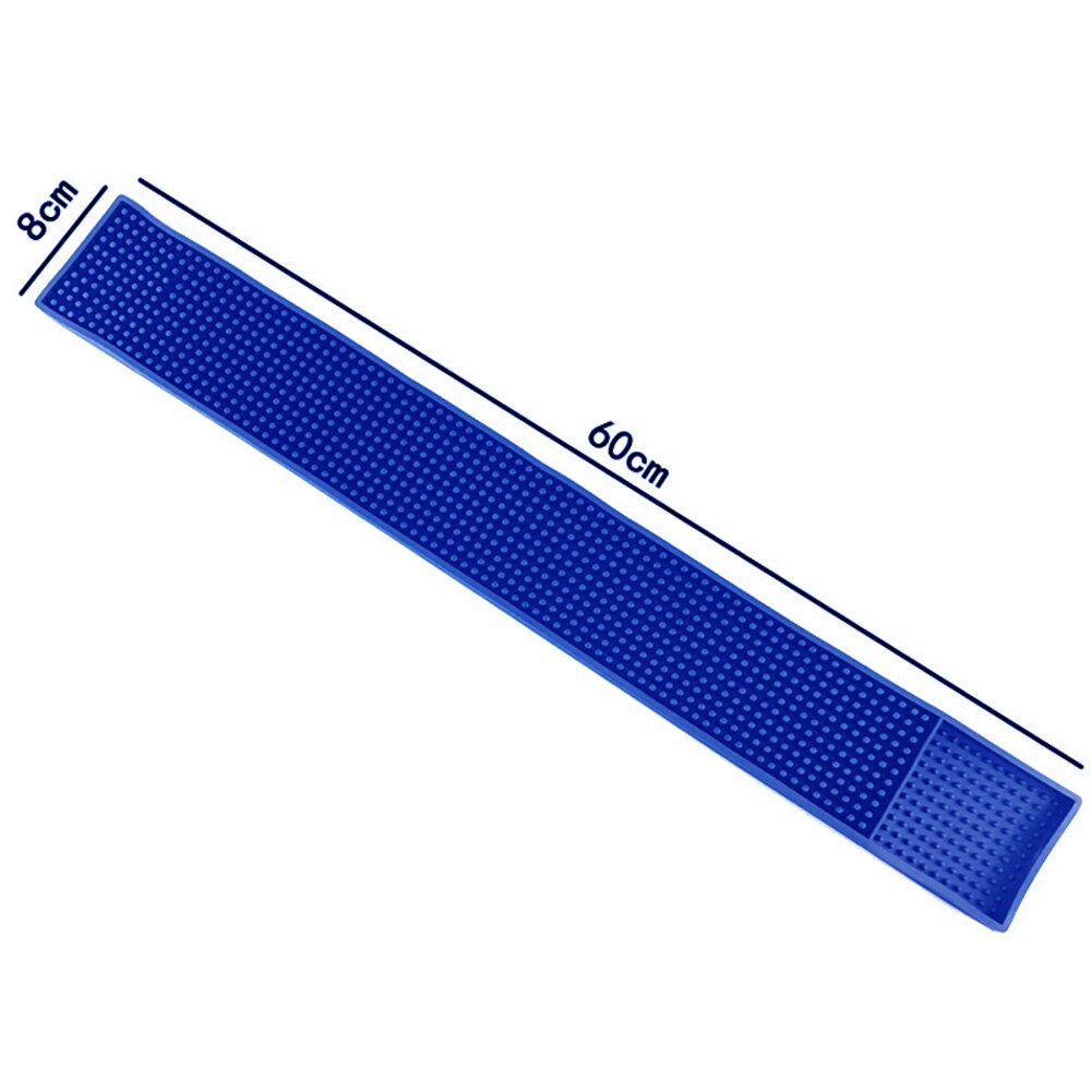 Tapis de barre en caoutchouc antidérapant barre coureur verre égouttoir bière boisson Rail barres tapis de Service E2S