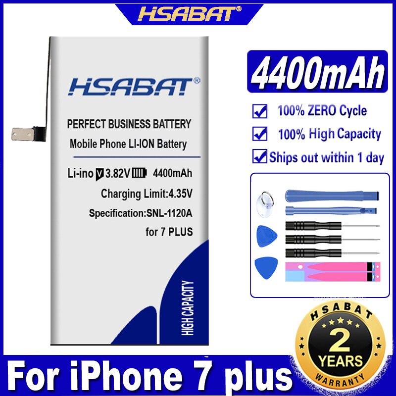 Top Brand HSABAT Newest Battery iphone SE 5 5S 5C 6 6S 7 8 X XS XR 11 / XS Max /6 6S 7 8 Plus / 11 Pro /11 Pro Max: for iphone 7 Plus