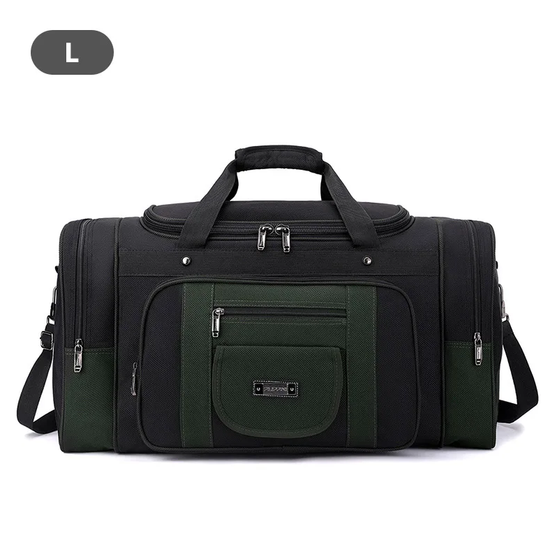 Bolso de viaje para hombre, bandolera de bolsillo, bolso grande para deportes al aire libre, gimnasio, Fitness, Weekender, bolsas de viaje informales XA41WA: Gris oscuro