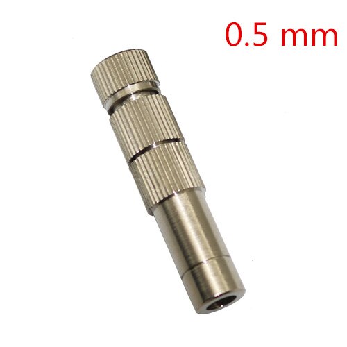 5~20bar Fog Mist Nozzle with Filter Greenhouse Automatic Water Atomized Sprayer Slip lock Quick-Connect Nozzles 1 Pcs: 0.5 mm