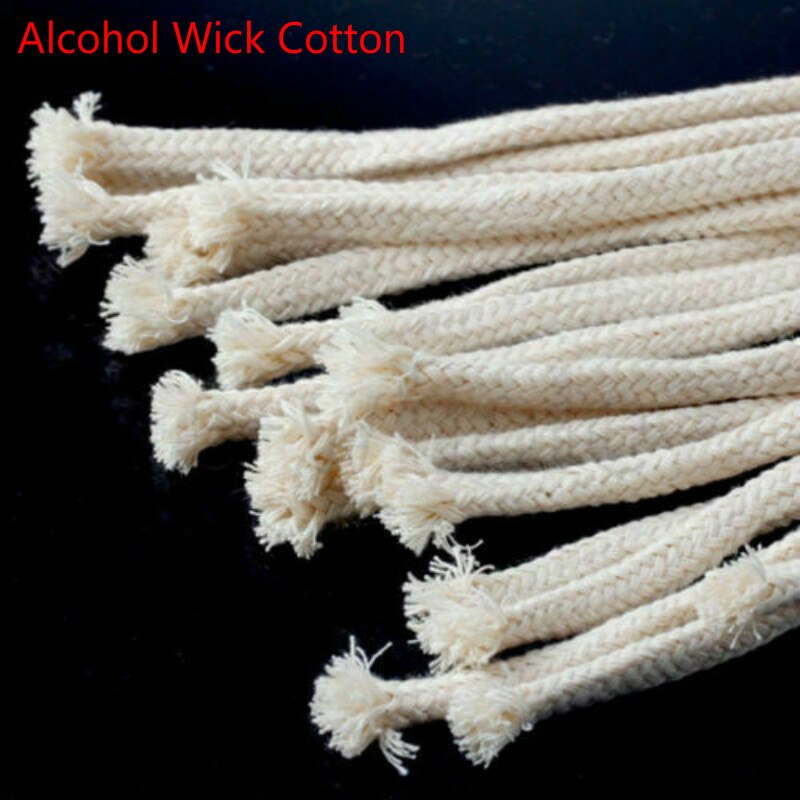 10 pieces/1 pack of 6x400mm alcohol wick cotton laboratory teaching equipment, used to make oil or kerosene wick